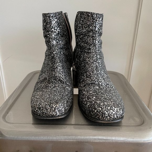 Marc Jacobs Shoes - Marc Jacobs Camilla Square Toe Glitter Boots